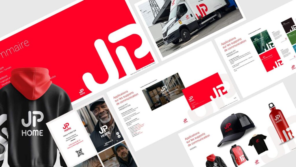La Base a accompagné JP HOME, nouvelle marque du Groupe Jacky Perrenot, en créant son positionnement et son identité visuelle