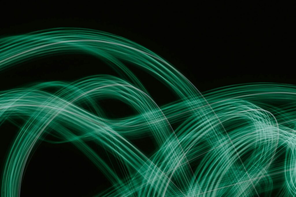 lumières vertes