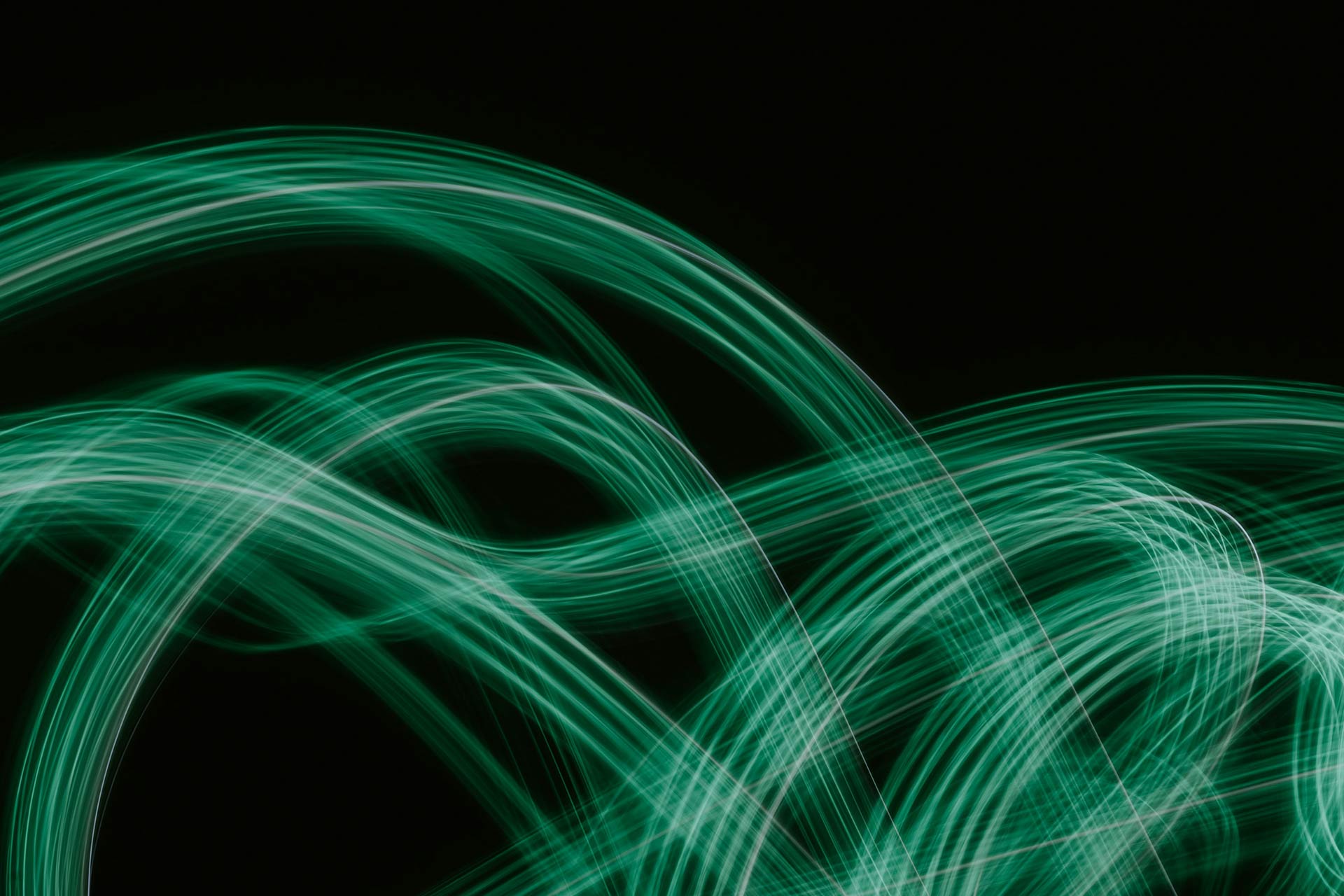 lumières vertes