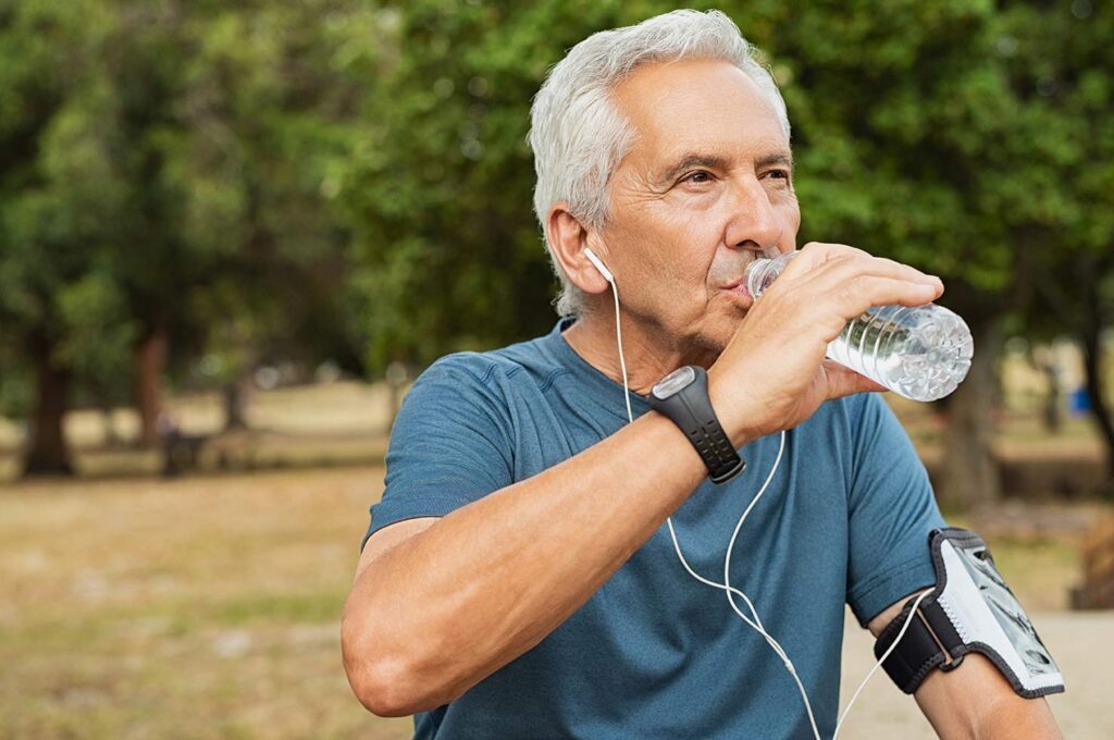 boire de l'eau s'hydrater