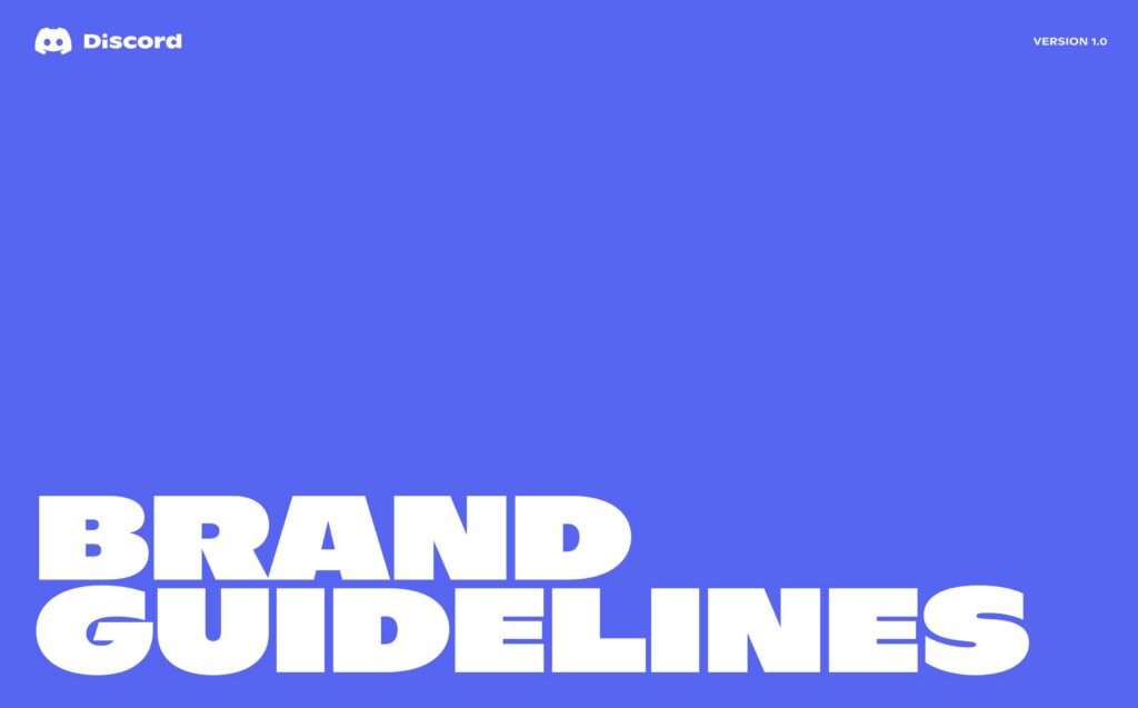 discord charte graphique